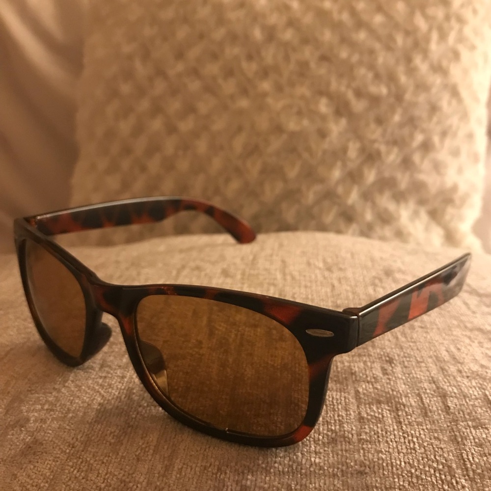 Brown and black stylish glasses
